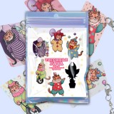 Тигриная гача: брелки с цирковыми тиграми