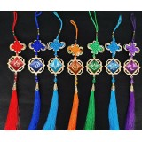 Брелки глаз бога Genshin Impact с кисточкой