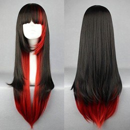 Черно-красный парик Лолита